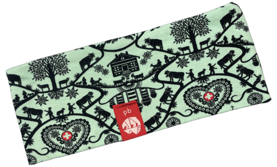 Stirnband Scherenschnitt Mint