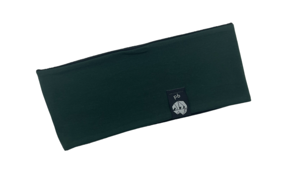 Stirnband erw Fleece_ Uni Forest Grün