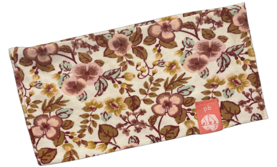Stirnband Erw_Flower White 12cm